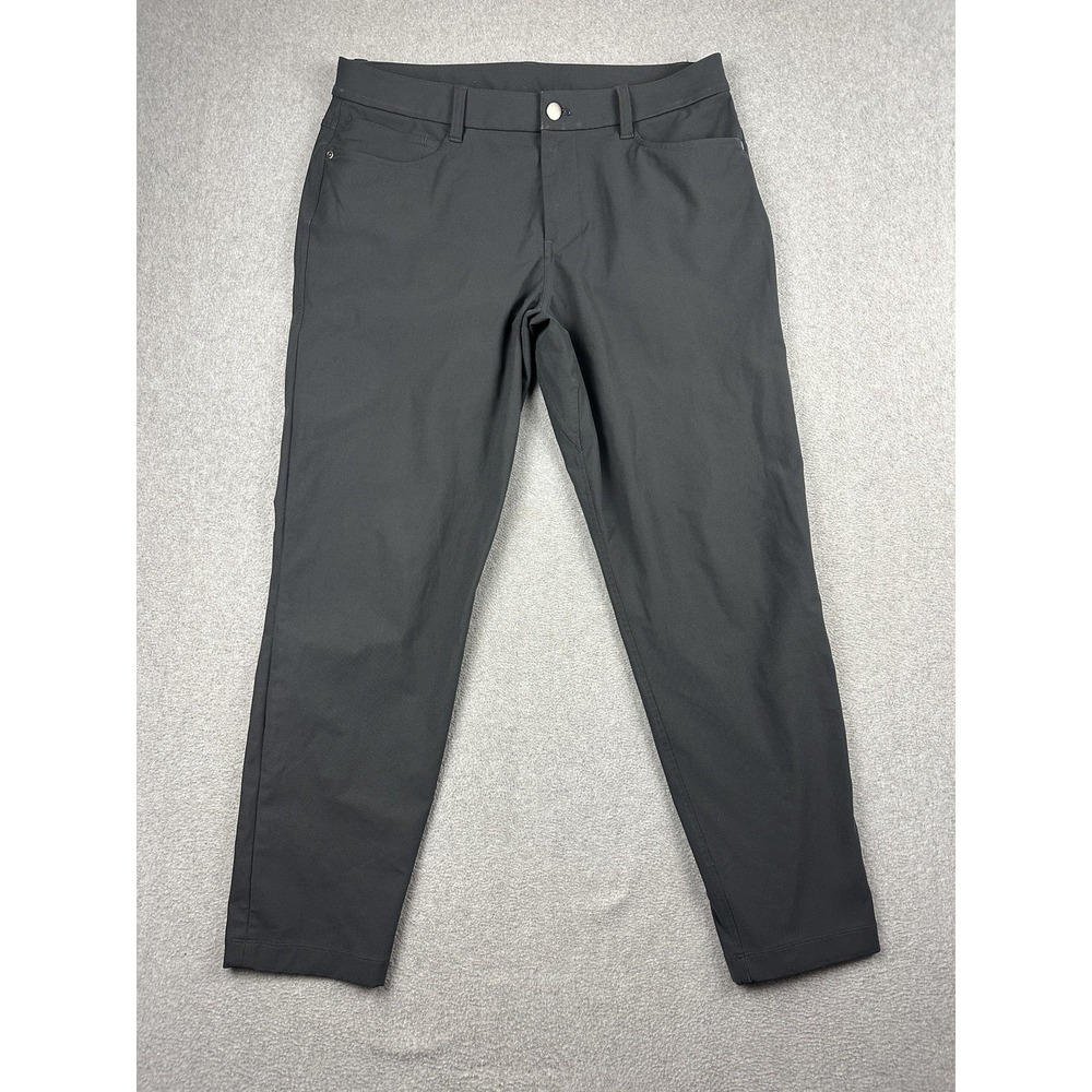 Lululemon Pants Mens 32 Gray ABC 5 Pocket Slim Fit Stretch Casual Office Travel